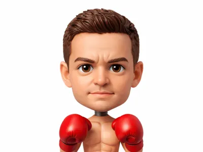 Boxing Bobblehead Figure