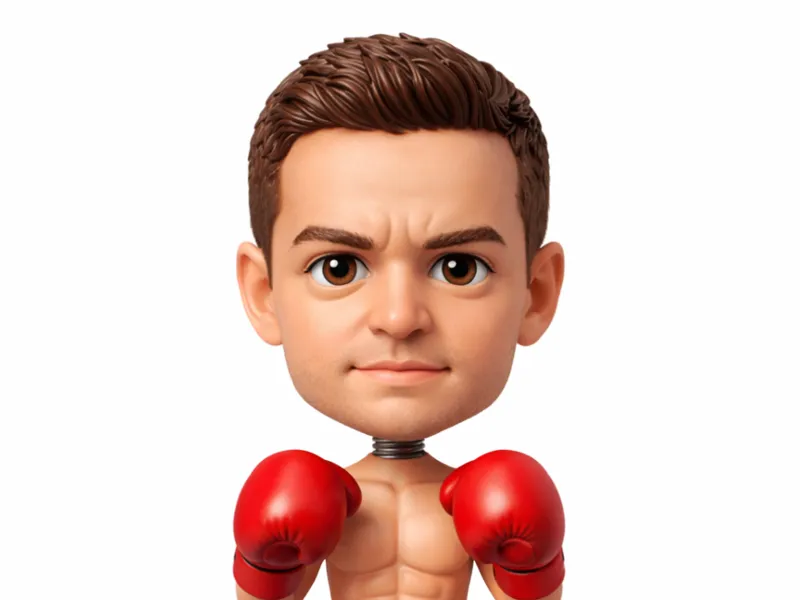 Boxing Bobblehead Figure