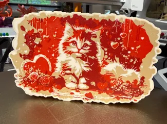 Valentines Kitten Lightbox