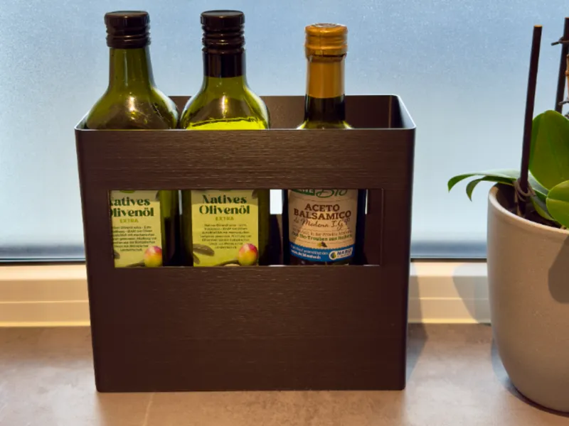 Minimalist Kitchen Bottle Organizer