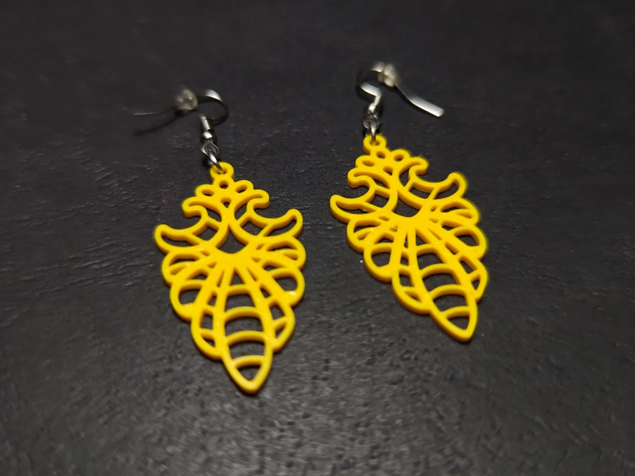 Winged Emblem Earrings view 2