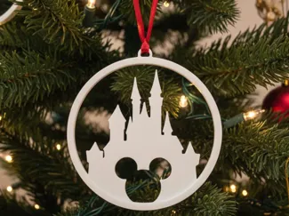 Cinderella Castle Christmas Ornament Disney