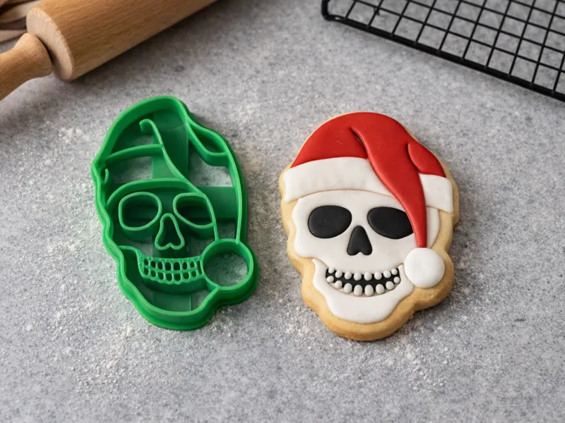 Santa Skull Cookie Cutter