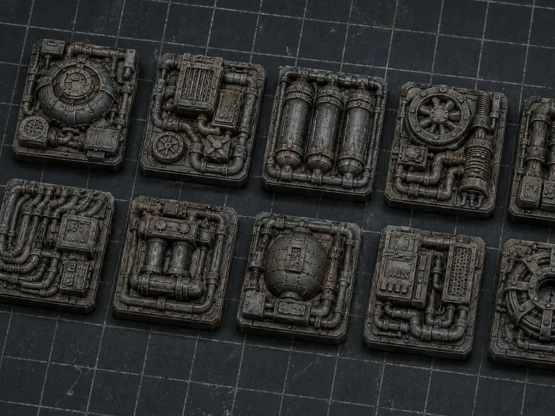 industrial and electrical scifi Greeble pack 