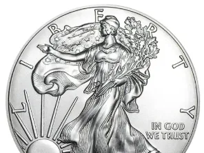 Silver Eagle Coin Print