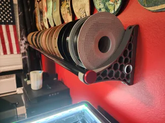 Wall Mounted Fillament Rack V2 - 2 Bar