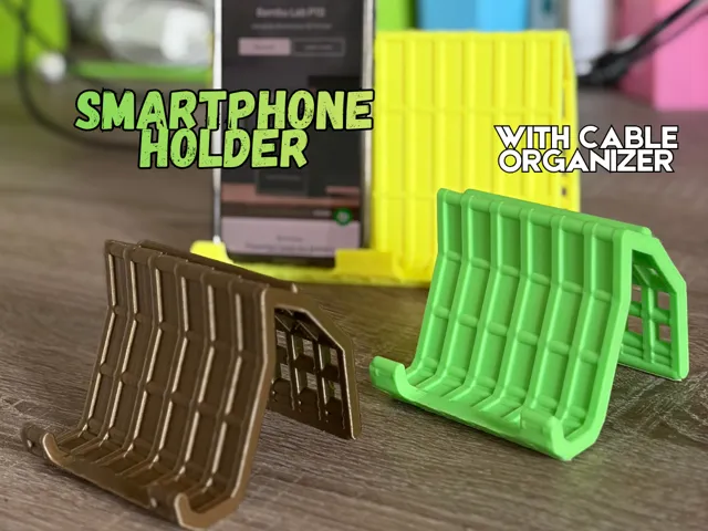 SmartPhone Holder + cable organizer (Single,Multi)