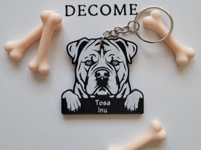 Tosa Inu Keychain