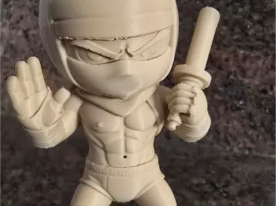 Caricature Ninja Figurine in underpants