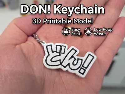 One Piece "DON!" Keychain - Low Waste