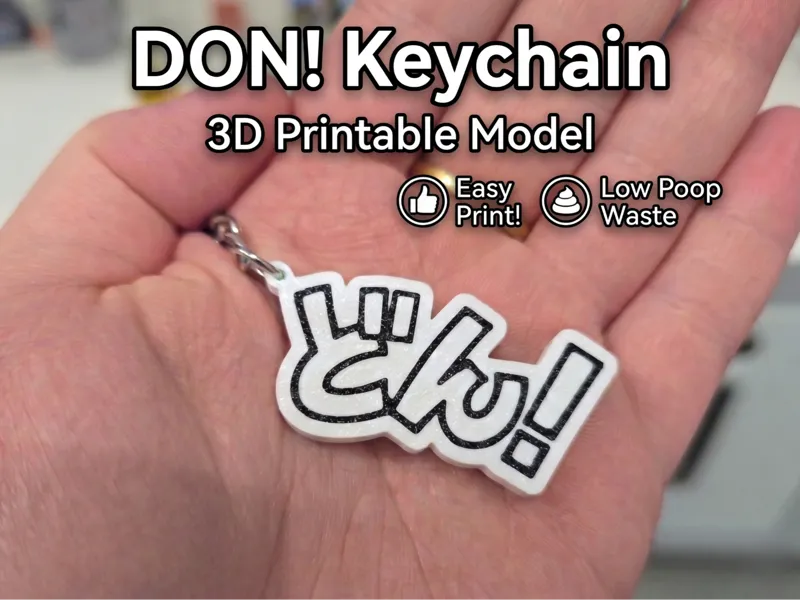 One Piece "DON!" Keychain - Low Waste