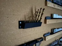 31 Drill Bit Wall Mount