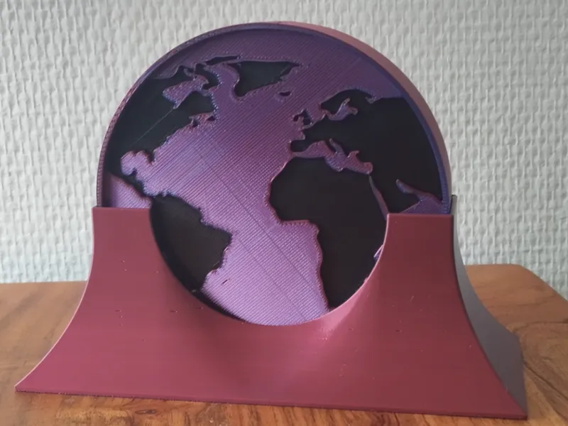 Earthcoaster with holder