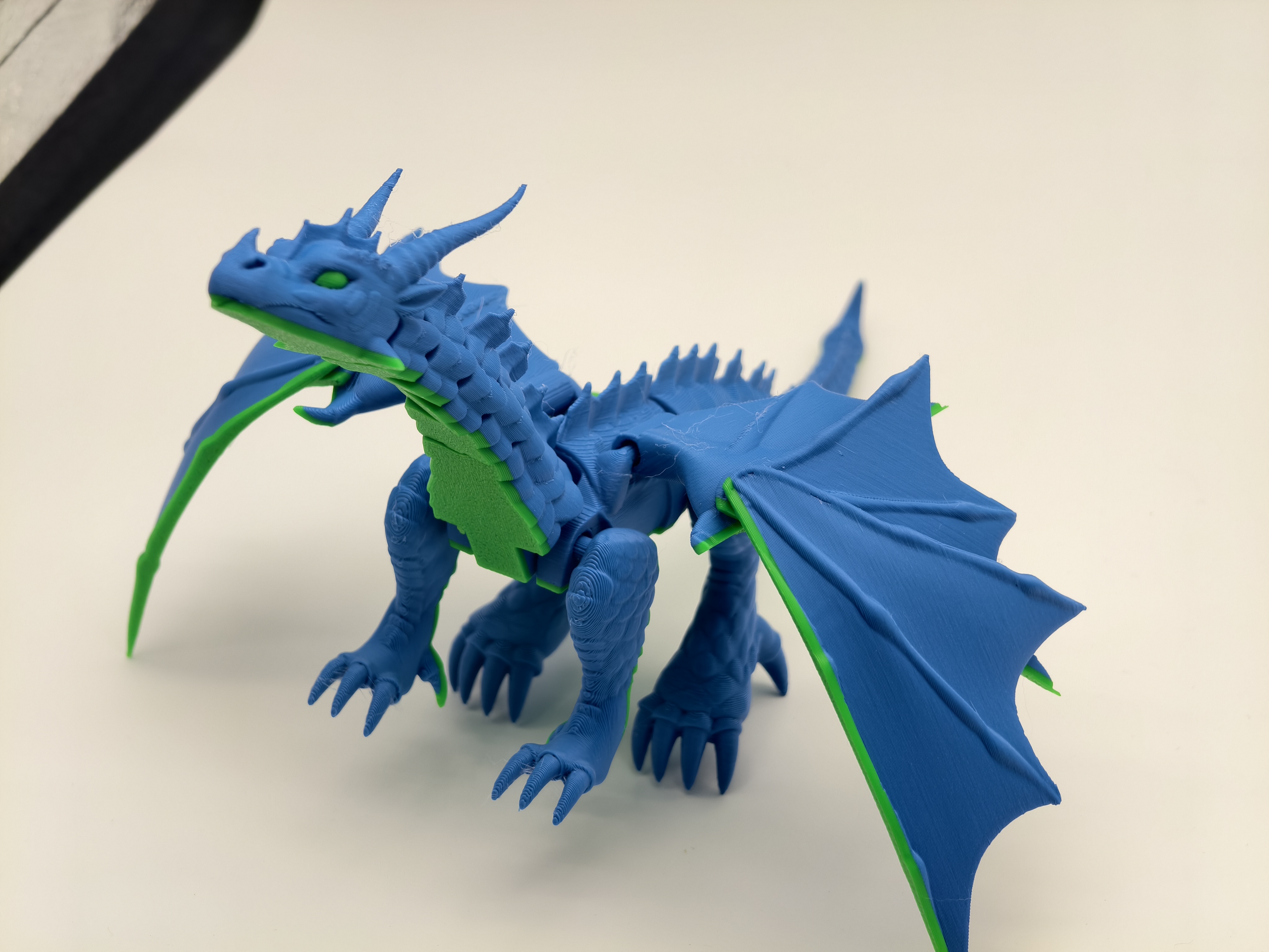 Miniatura 1 do modelo 3D 沙翼和海翼混合飞龙，无需支撑