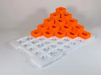 Gridfinity - Samla Box Baseplate  - 2 Plates - PLA
