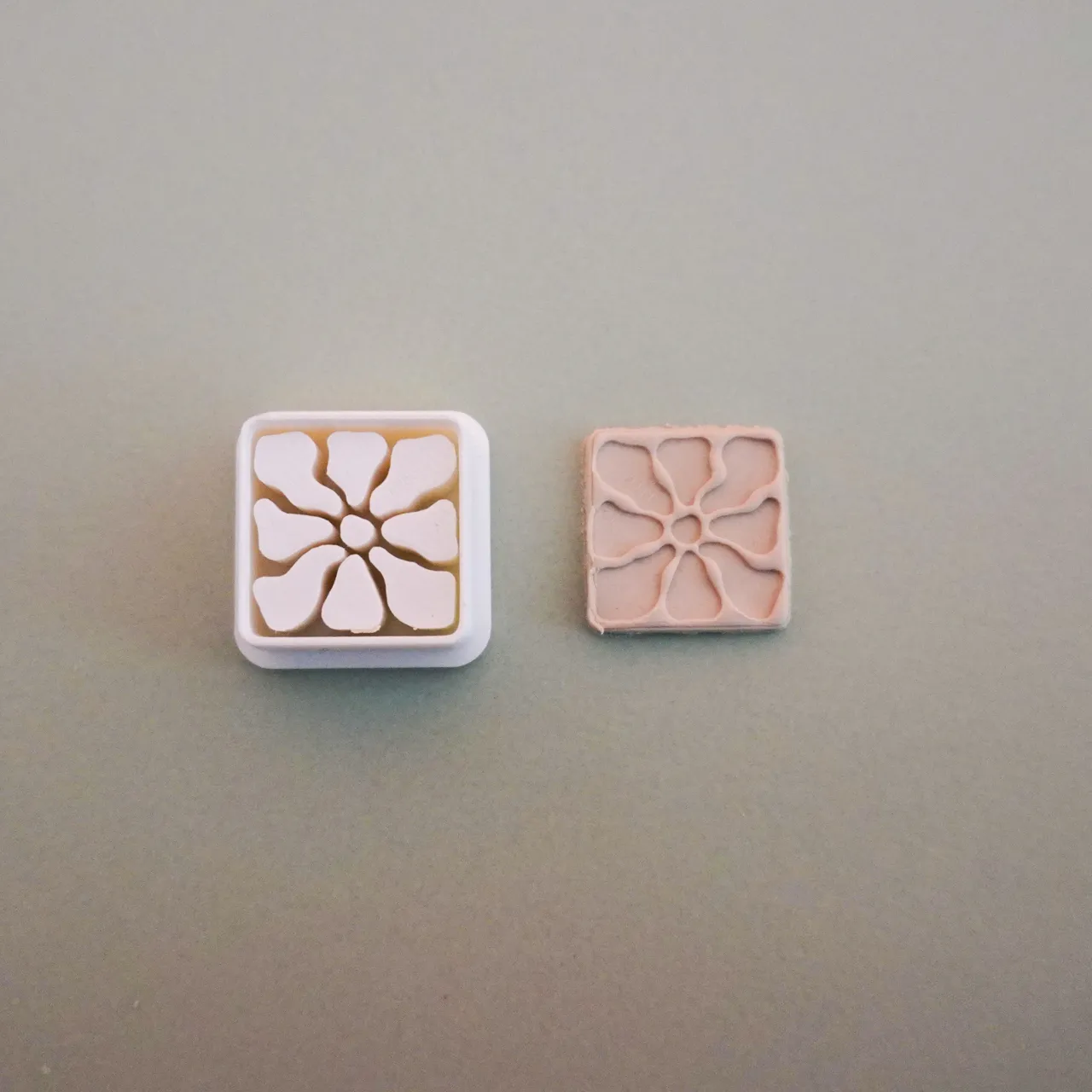 Floral Polymer Clay Cutter Earrings Necklaces view 3