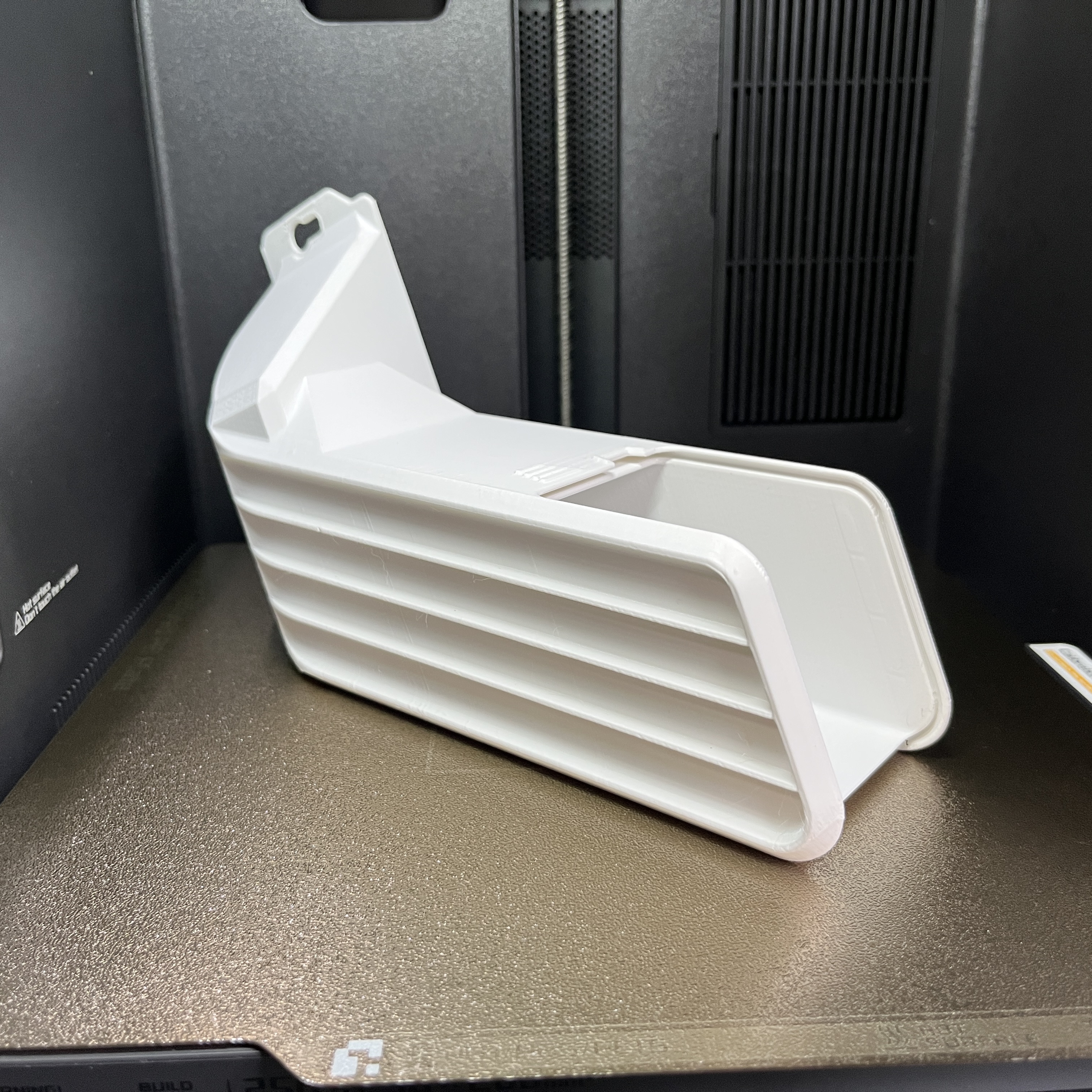 Miniatura 5 do modelo 3D X2D/P2S专用竹屎滑梯废料马桶全封闭保温废料收集卷帘盖V2