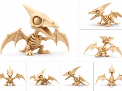 Cute Skeleton Quetzalcoatlus 
