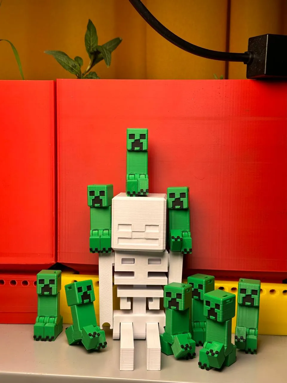Minecraft Creeper Articulated view 4