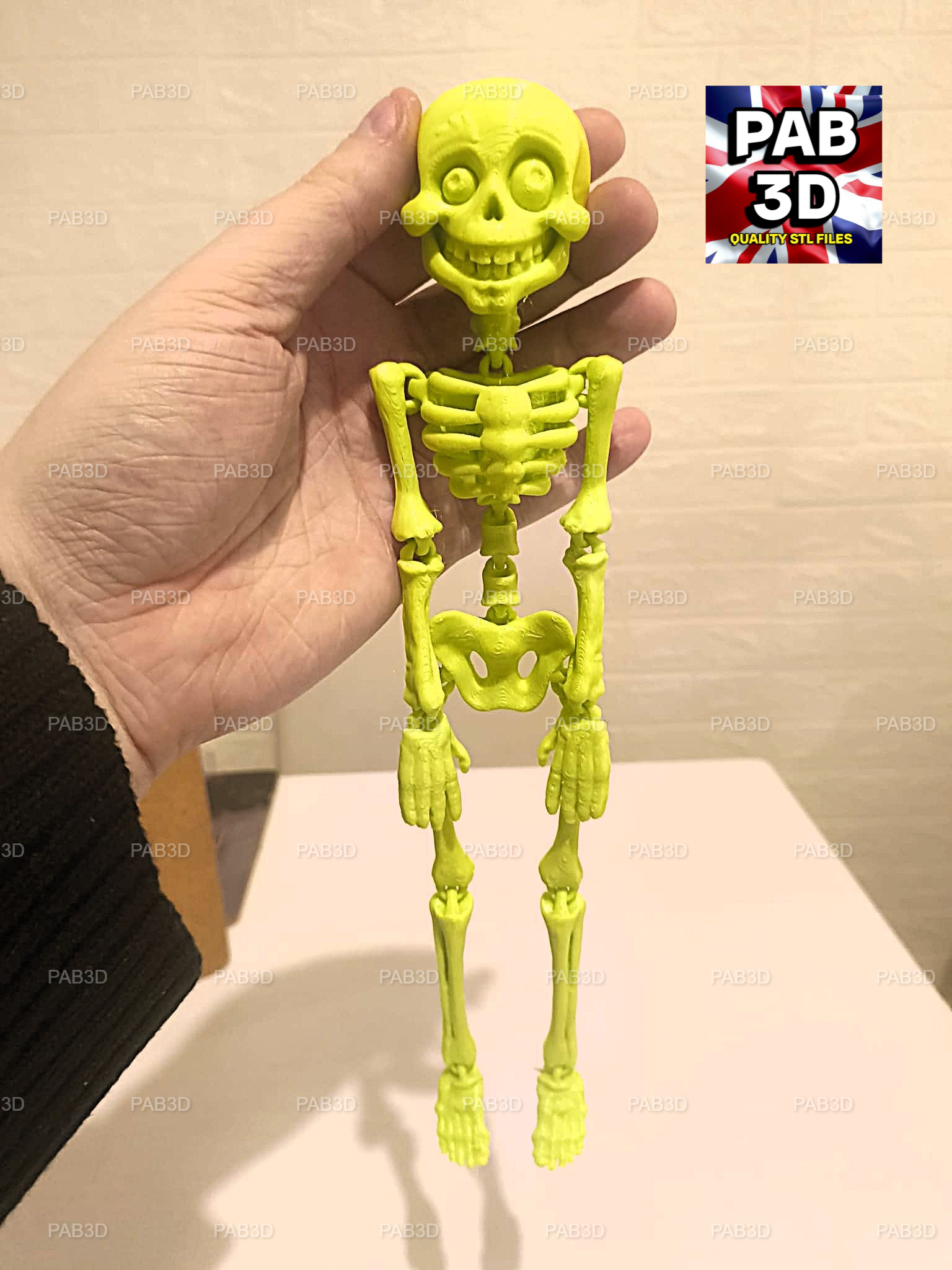 Miniatura 2 do modelo 3D Articulated skeleton flexi