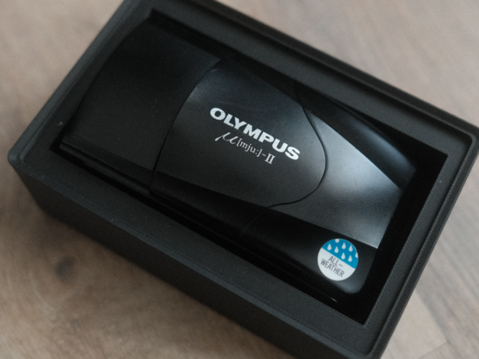 Olympus Mju II (Stylus Epic) Gridfinity Camera Box