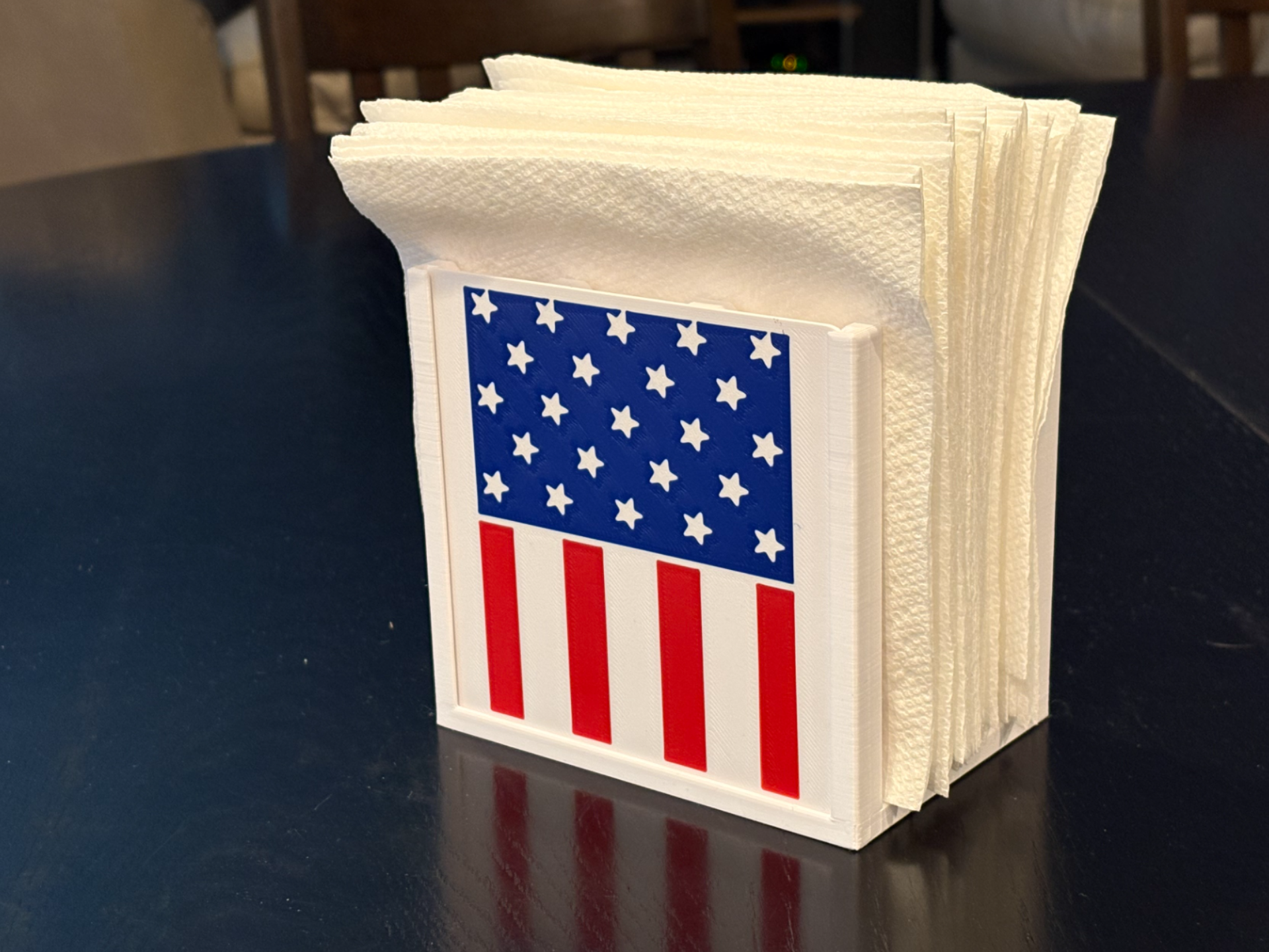 Stars and Stripes Napkin Holder - Modular