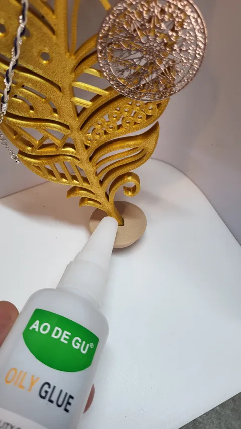 Jewelry Earring Hanger Feather Ink view 4