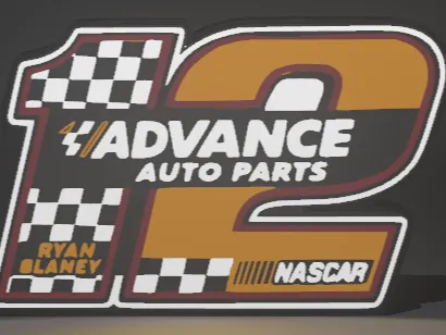 Ryan Blaney 12 Advance Auto Parts