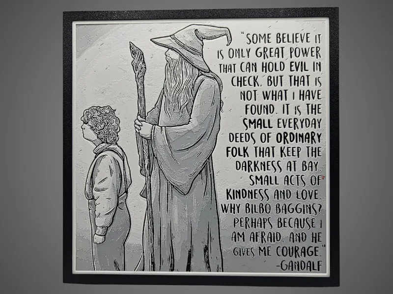 Gandalf and Bilbo (The Hobbit / LOTR)