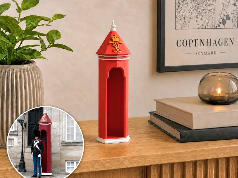 Danish Royal Guard sentry box