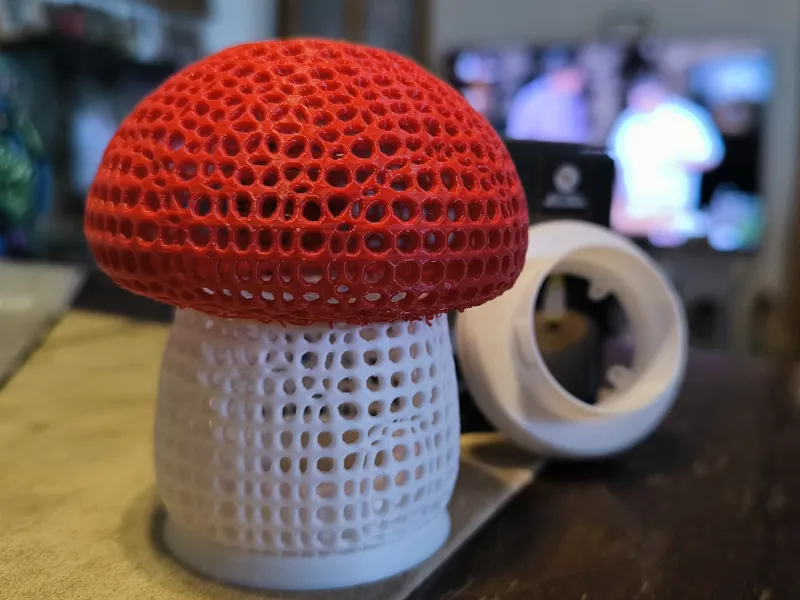 Mushroom Lamp for LED tea light - Make My Lantern