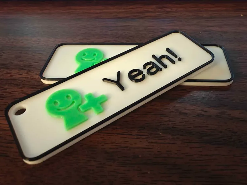 Miiverse Yeah! Keychain/Tag