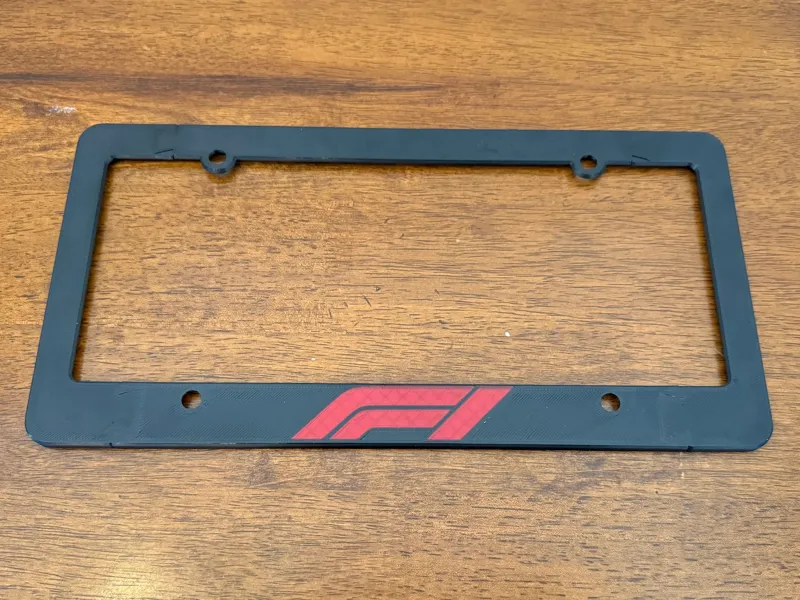 F1 License Plate Frame