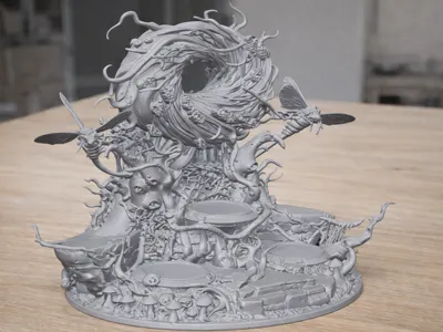 Death Guard display base
