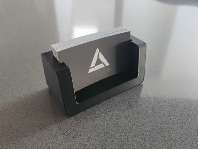 Simple modern business card holder
