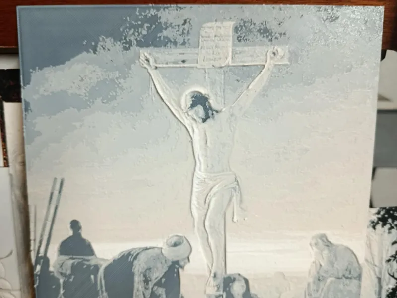 Jésus croix Hueforge