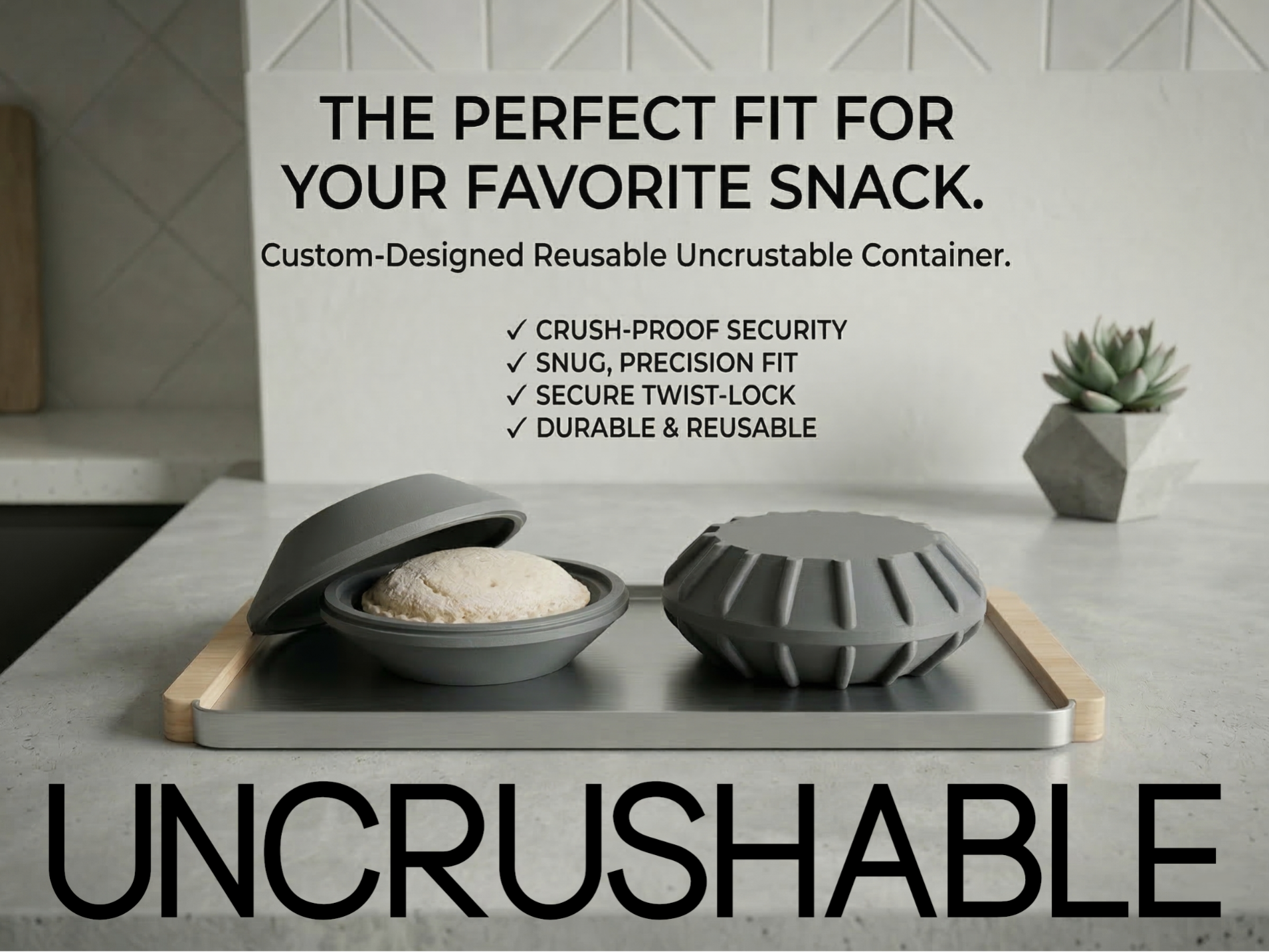 Uncrustable Container | Crushproof Twist-Lock Case
