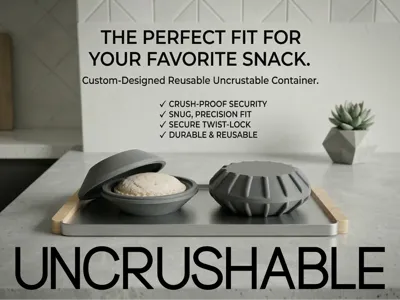 Uncrustable Container | Crushproof Twist-Lock Case