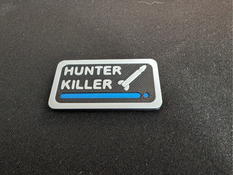 Grimdark 40K Hunter-killer Missile Token