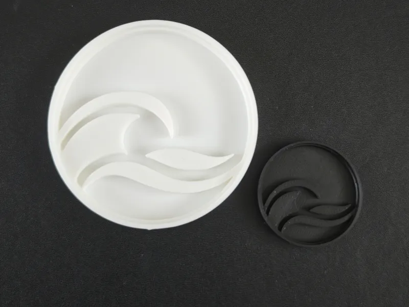 Ocean Waves Stamp or Cutter