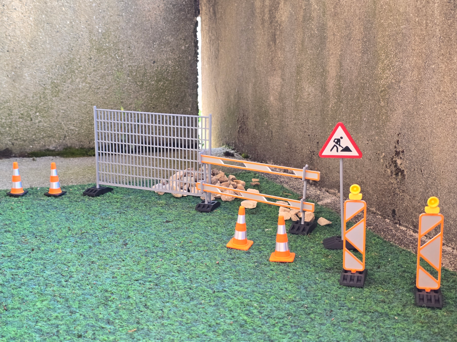 Baustellen-Absprerrung-Set