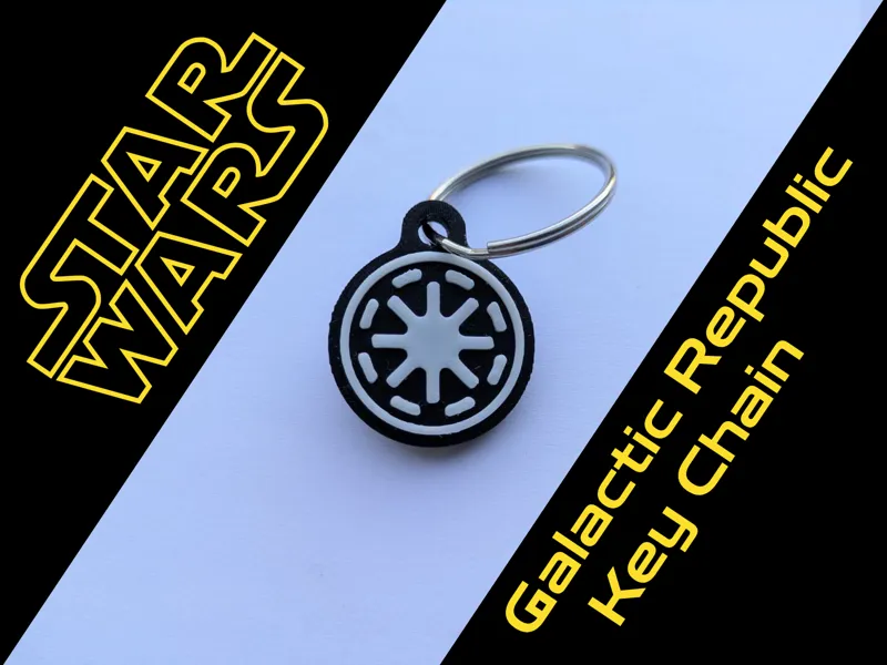 Star Wars Keychain (Galactic Republic)
