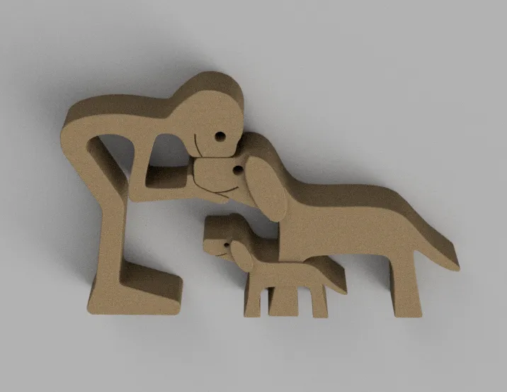 owner and dog friendship figure
