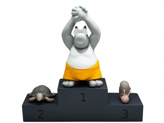 Le dieu du stade par Geluck