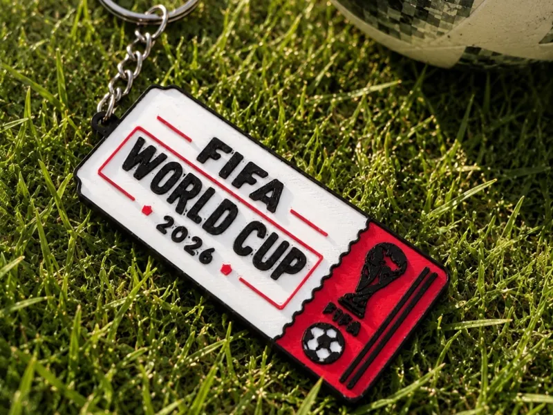 World Cup Ticket Keychain 2026