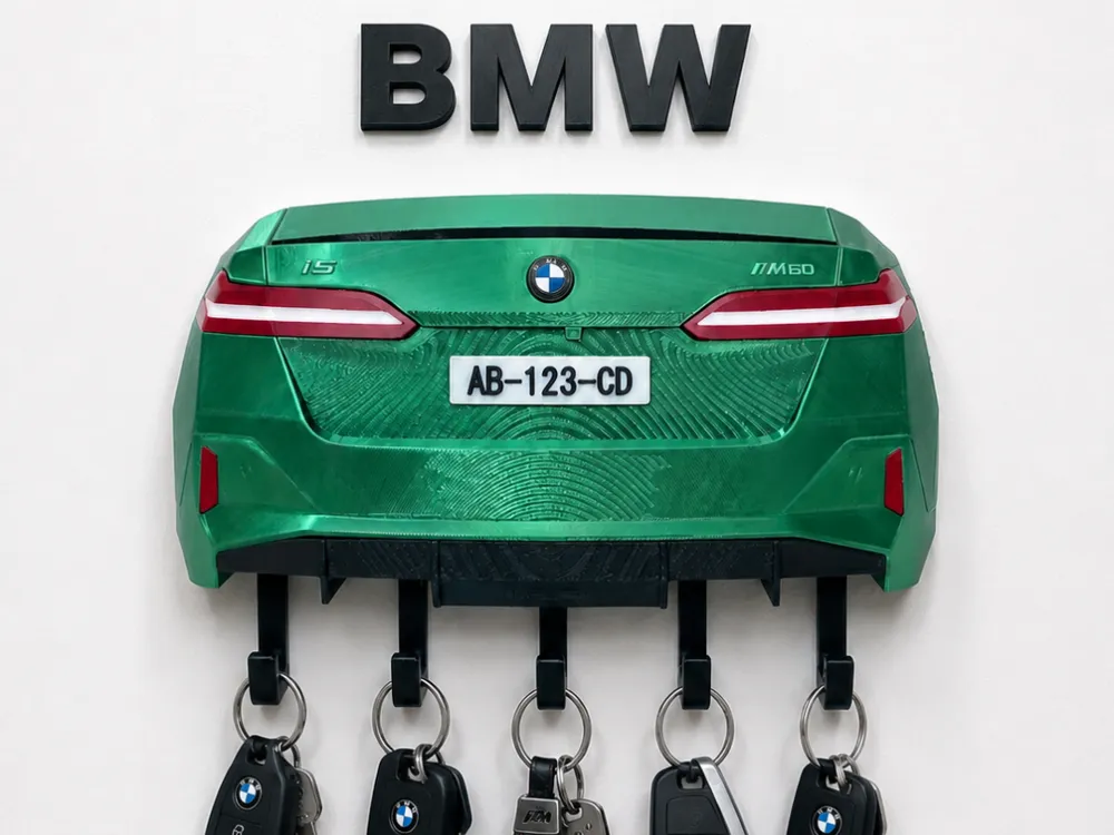 Llavero: BMW M5 M60 – Support mural porte-clés. Referencia del modelo original.