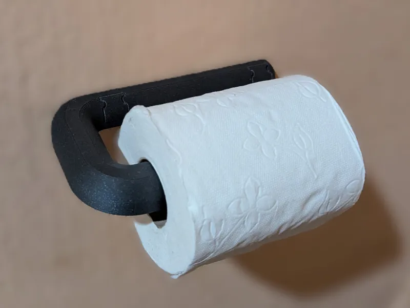 Support porte papier toilette simple