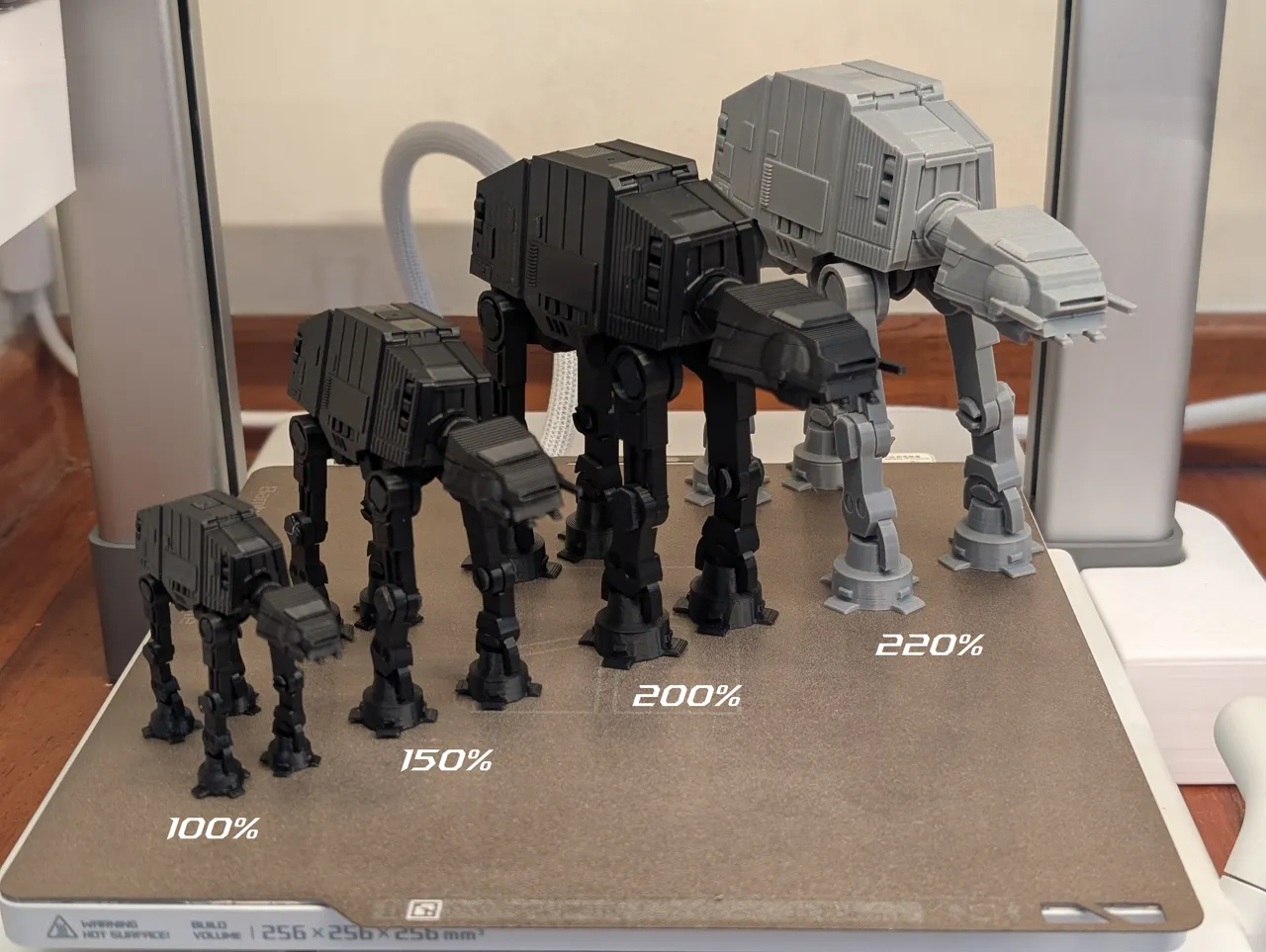 Star Wars AT-AT Articulated Model view 3