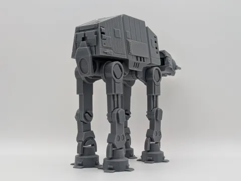 Star Wars AT-AT Articulated Model view 2