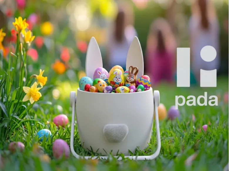 Easter hunt basket - Bunny shape - Print in place